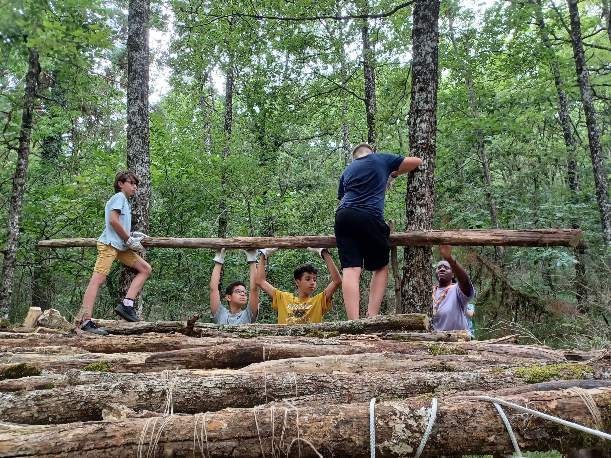 Séjour nature permettant aux jeunes de créer des amitiés durables autour d'un projet commun