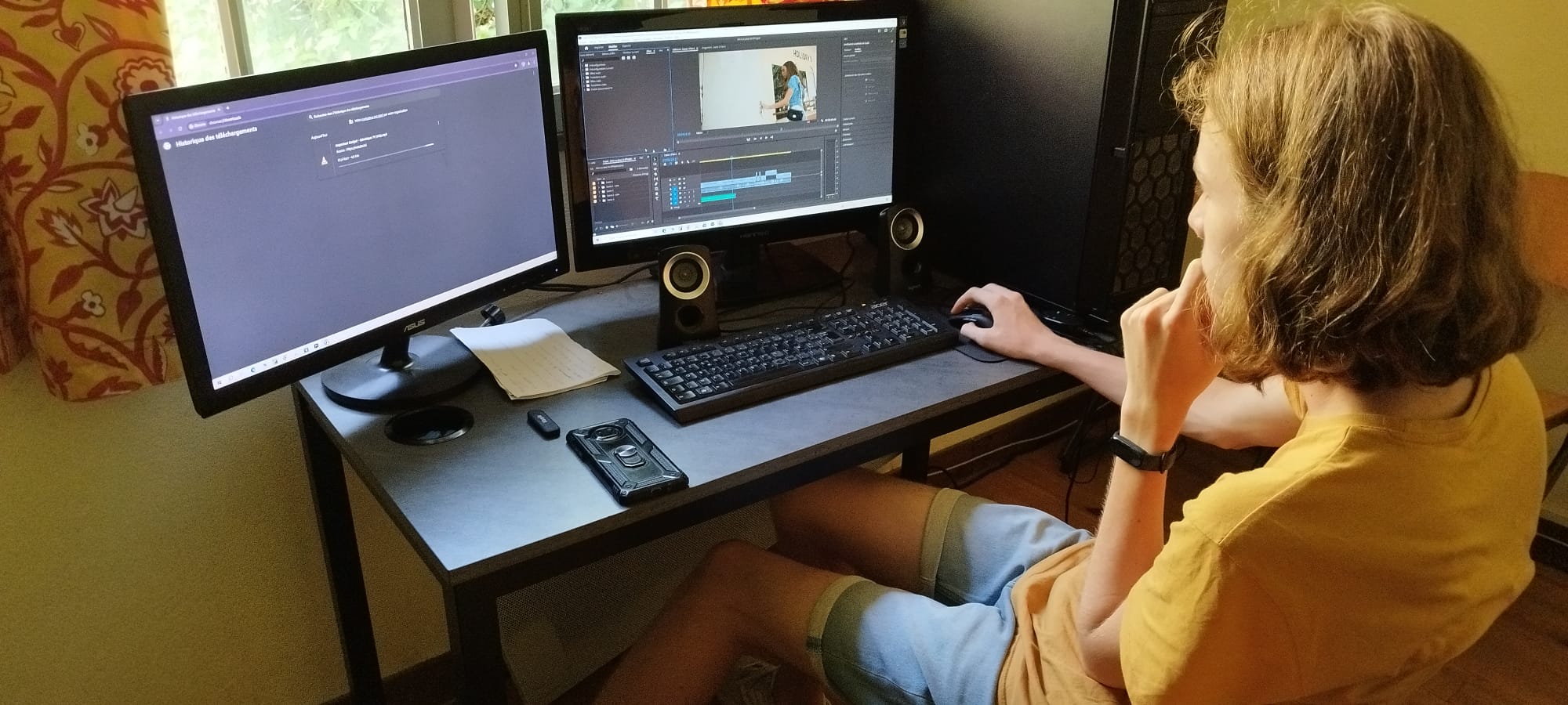 Atelier tournage de clip musical pour enfants durant un camp gocolo